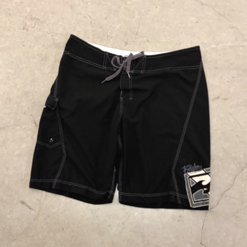 Billabong Platinum X Quad Stretch Board Shorts Mens 36 Black M116JRUP Surf Trunk